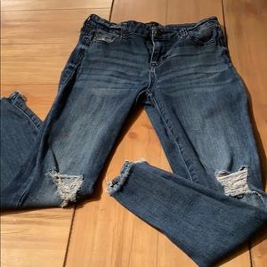 Mid rise skinny ankle